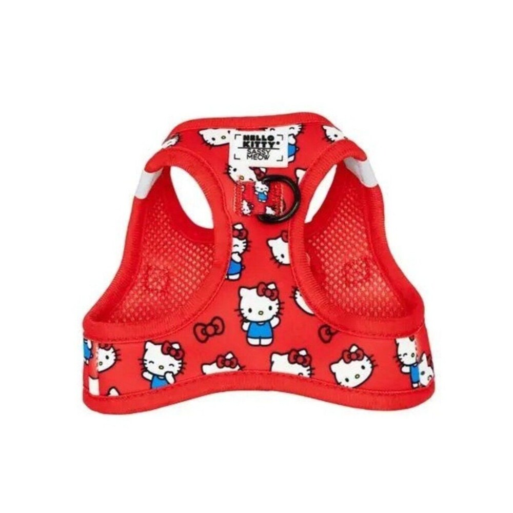 NWT Sassy Meow Hello Kitty Red Cat Harness, Small WAS $25